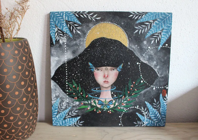 Change, a painting of metamorphosis and human resilience