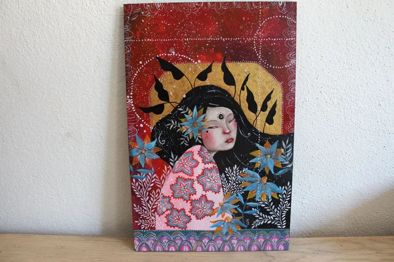 Flowers in your life, painting of an ode to little joys