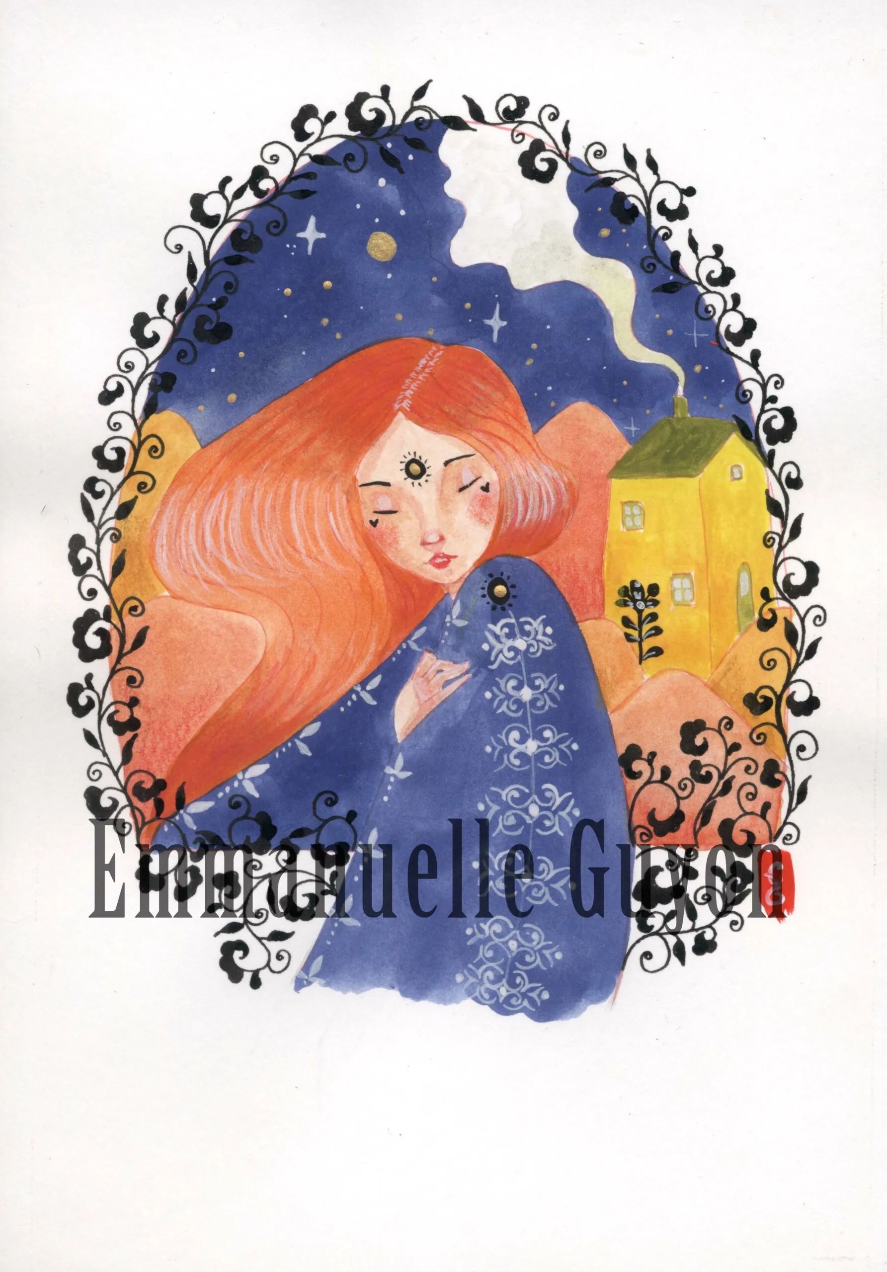 Hearth, painting of a melancholy of a forgotten warmth