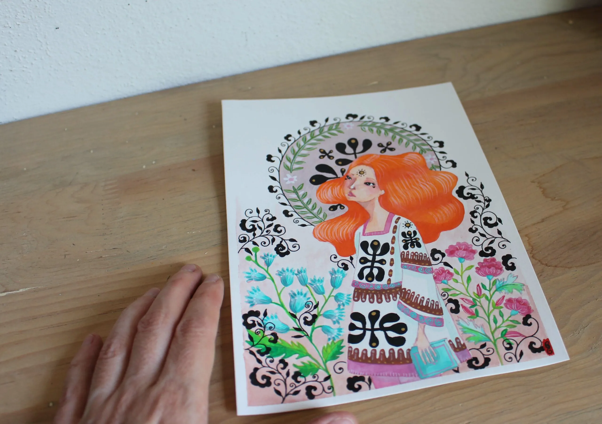 In my garden, a painting allegorizing a world under illusory control
