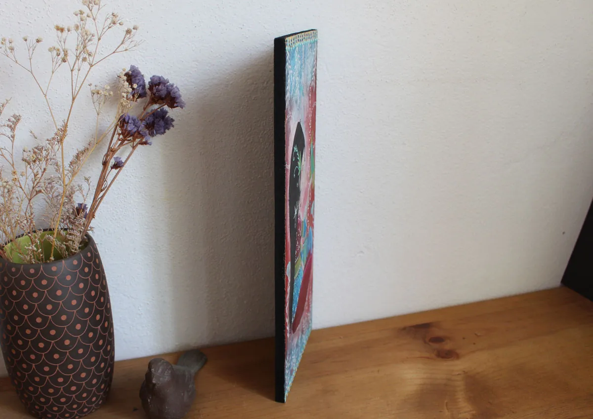 Sharing Her Sighs, a painting about deep connections beyond words